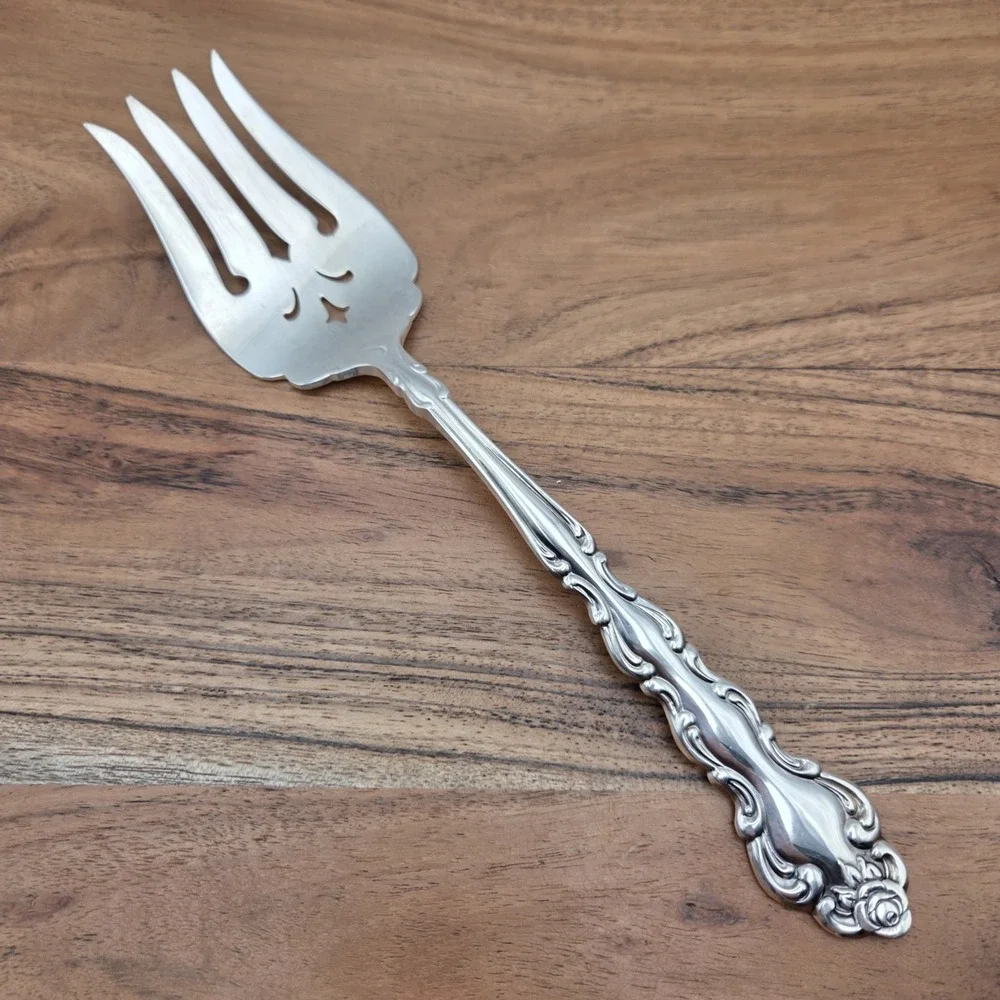 Oneida Community Beethoven Silverplate Serving Set Of 6 Pie Spoon  Betty Crocker